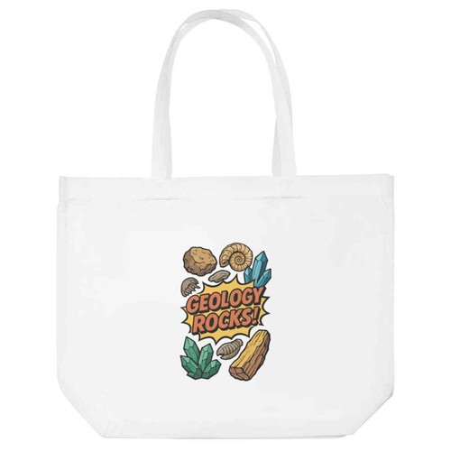 Geology rocks shopping tote - rocks',