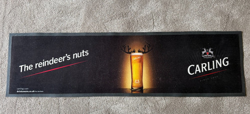 Carling beer mat runner - carling, 'the