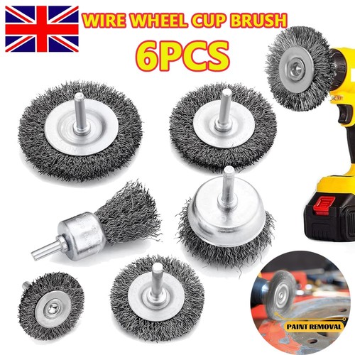 Wire wheel cup brush set - brush,
