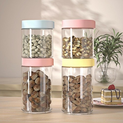 Glass storage jars 400ml - jars,