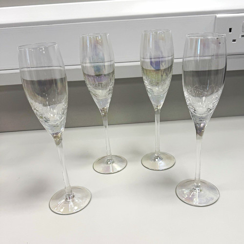 Set clear decorated glass - clear,
