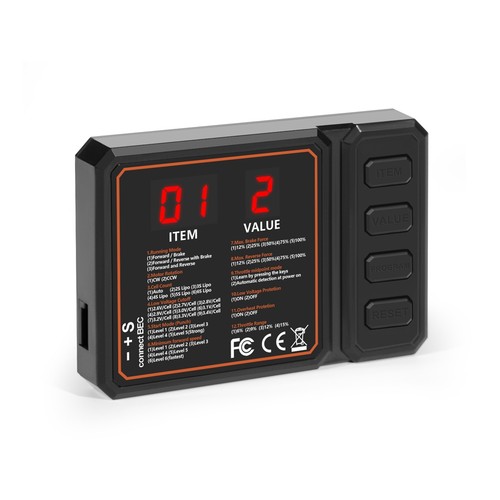 Programing card for boats - for, rc