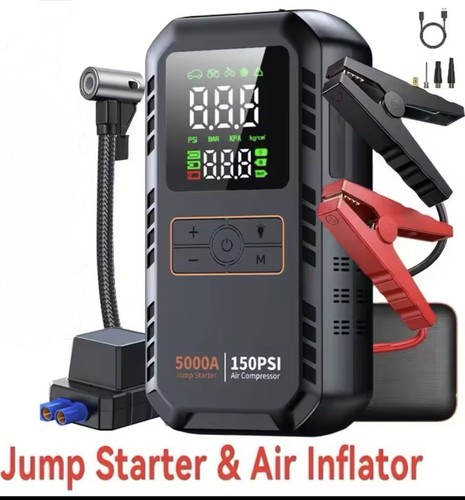 Heavy duty 5000a jump starter - heavy,