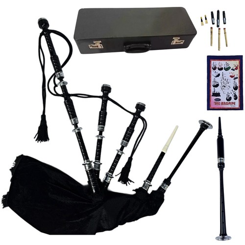 Highland bagpipe black velvet - black,