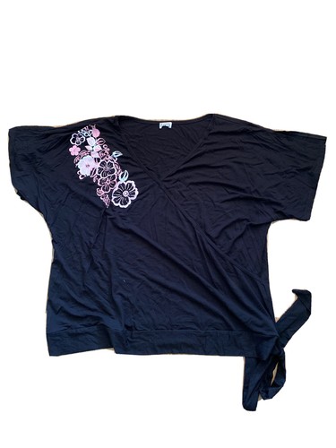Ladies size embroidered top - size,