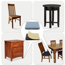 Square PTFE Furniture Glides Various Size Self Adhesive Teflon Gliders Sliders