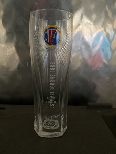 Fosters pint glass new unused - pint,