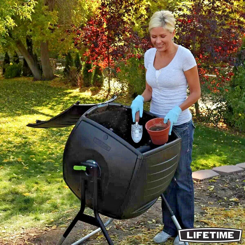 Garden compost tumbler - garden,