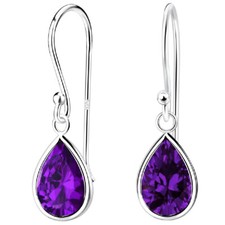 925 Sterling Silver Amethyst