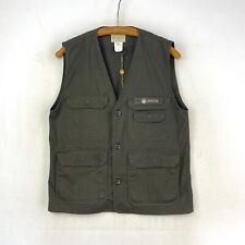 Beretta Shooting Vest Mens Small Green Canvas Hunting Clay Skeet Waistcoat
