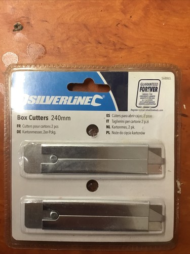 Silverline box cutters 2 - box, x