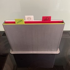 joseph joseph Red index chopping board. Read