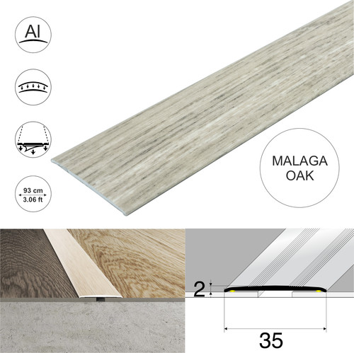 Flat self adhesive aluminium - flat,