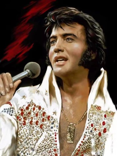 Elvis presley 11ct stamped - elvis,