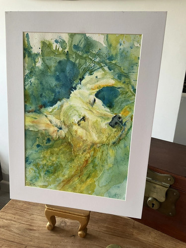 Original watercolour signed - original,