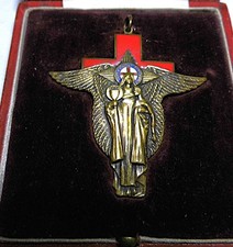 RARE STAR & GARTER RICHMOND NURSING BADGE RED CROSS STOKE MANDEVILLE PARALYMPICS