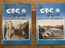 Cyclists Touring Club CTC Gazette 1956, Frank Patterson, BSA, Dunlop