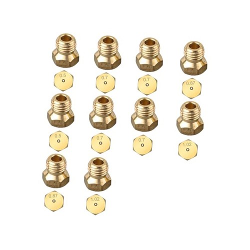 Piece brass burner - 10, nozzle