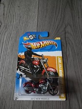 Hot Wheels Harley Davidson Fat Boy Red  2012 new models  rare htf