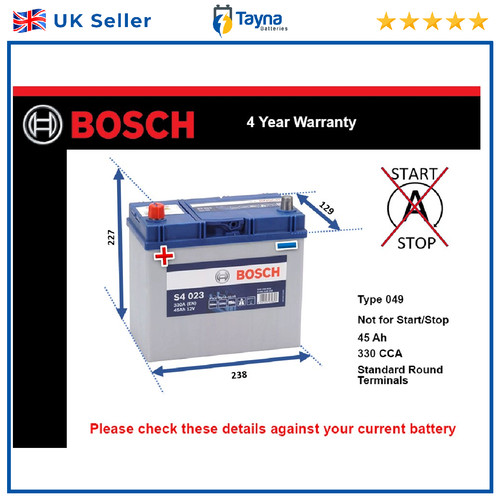 Battery fits honda - fits, hr-v