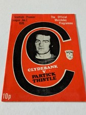 Clydebank v Partick Thistle