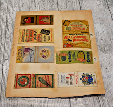 SUPERB VINTAGE Matchbox Labels