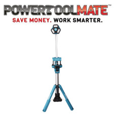 Makita DML814 18v LXT LED 3 Way Tripod Site Light Pivot Head Cordless 3000 Lumen