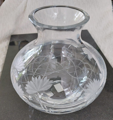Thomas webb cut crystal flower - thomas,