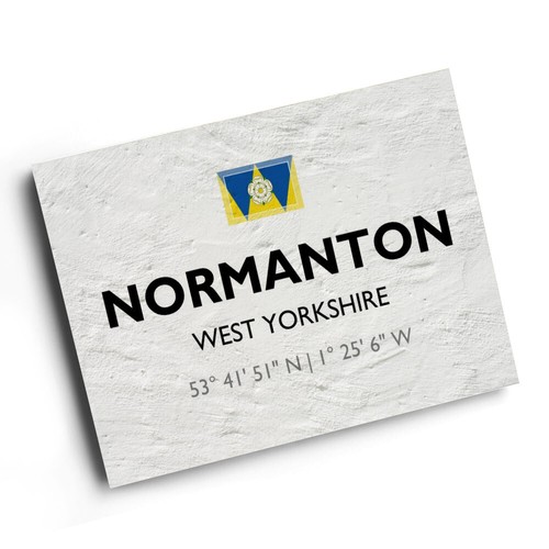 Print normanton west - a4, normanton,