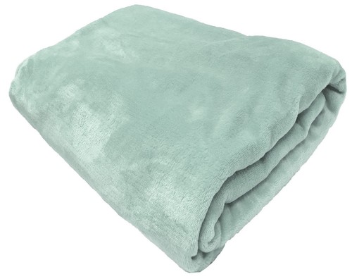 Faux fur fleece throw - fur,