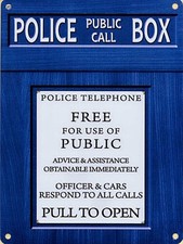 Police public call box small - public,