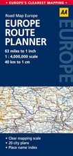 Europe Route Planner: AA Road Map Europe, AA Publishing