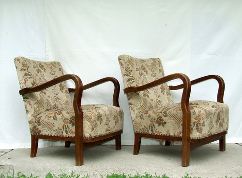 Pair art deco - art, armchairs