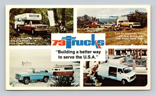 1973 chevrolet trucks promo - trucks,