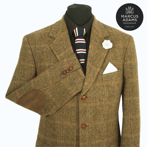 Harris tweed jacket blazer 44r - harris,