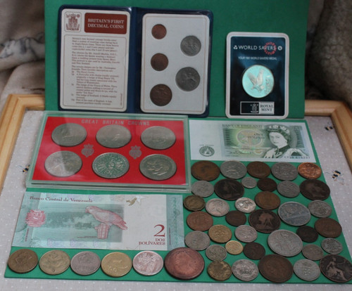 Job lot old coins - old, and