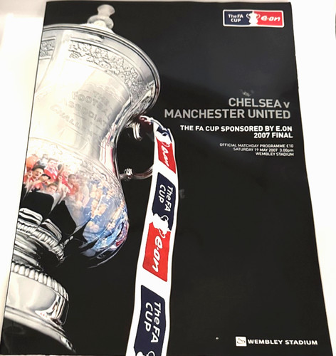 2007 cup final - fa, programme