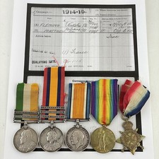 WW1 & Boar War Medal Group
