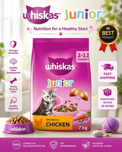 7kg whiskas kitten junior - 7kg,