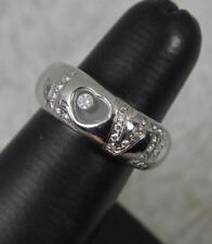 CHOPARD 18ct White Gold and Happy Diamonds LOVE Ring
