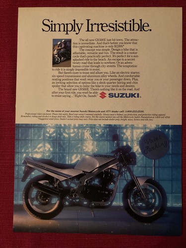 Suzuki gs500e motorcycle 1988 - suzuki,