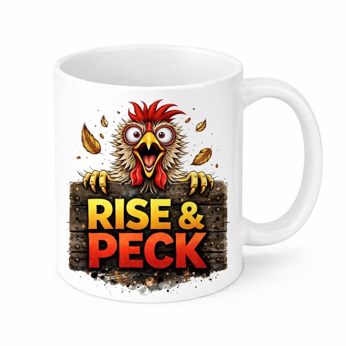 Funny chicken mug brew - mug, crew