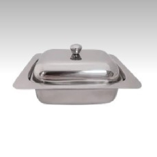 Butter dish with lid stainless - butter,