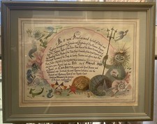 Vintage Certificate Cross Of