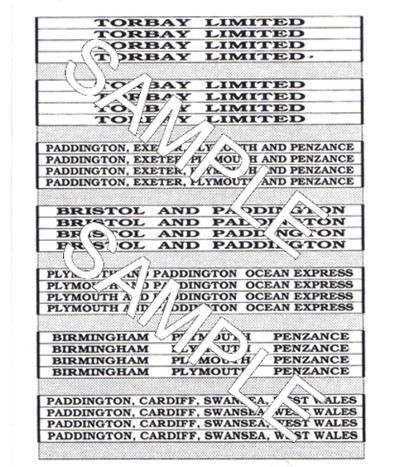 Tiny signs oo24 cornish - oo24,