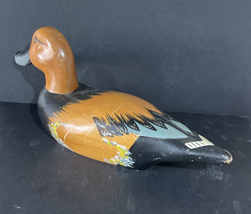 Vintage handmade wooden decoy - handmade,
