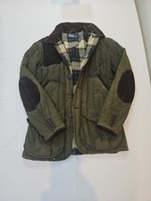 Ralph Lauren Mens Oil Coated Cotton Winter Jacket. With Hood. Size S