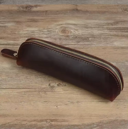 Cowhide vintage style pencil - cowhide,