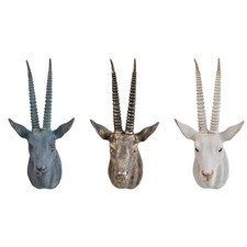 Resin Antelope Head Statue