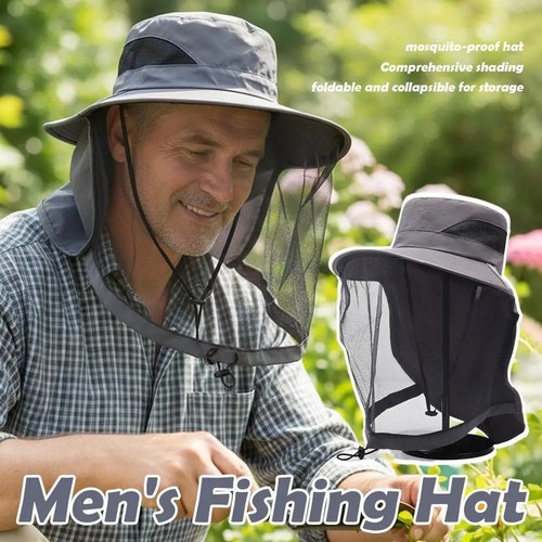 Foldable mosquito hat - foldable,